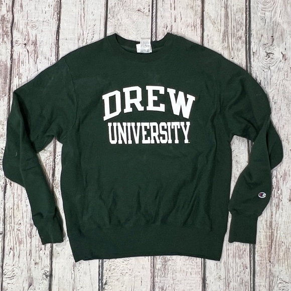 Drew University New Jersey Champion Reverse Weave Sweatshirt - Picture 1 of 5
